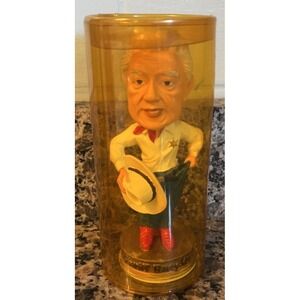 JP Sheriff Harry Lee Cowboy Bobblehead Nodder in Plastic Case-discolored packagi